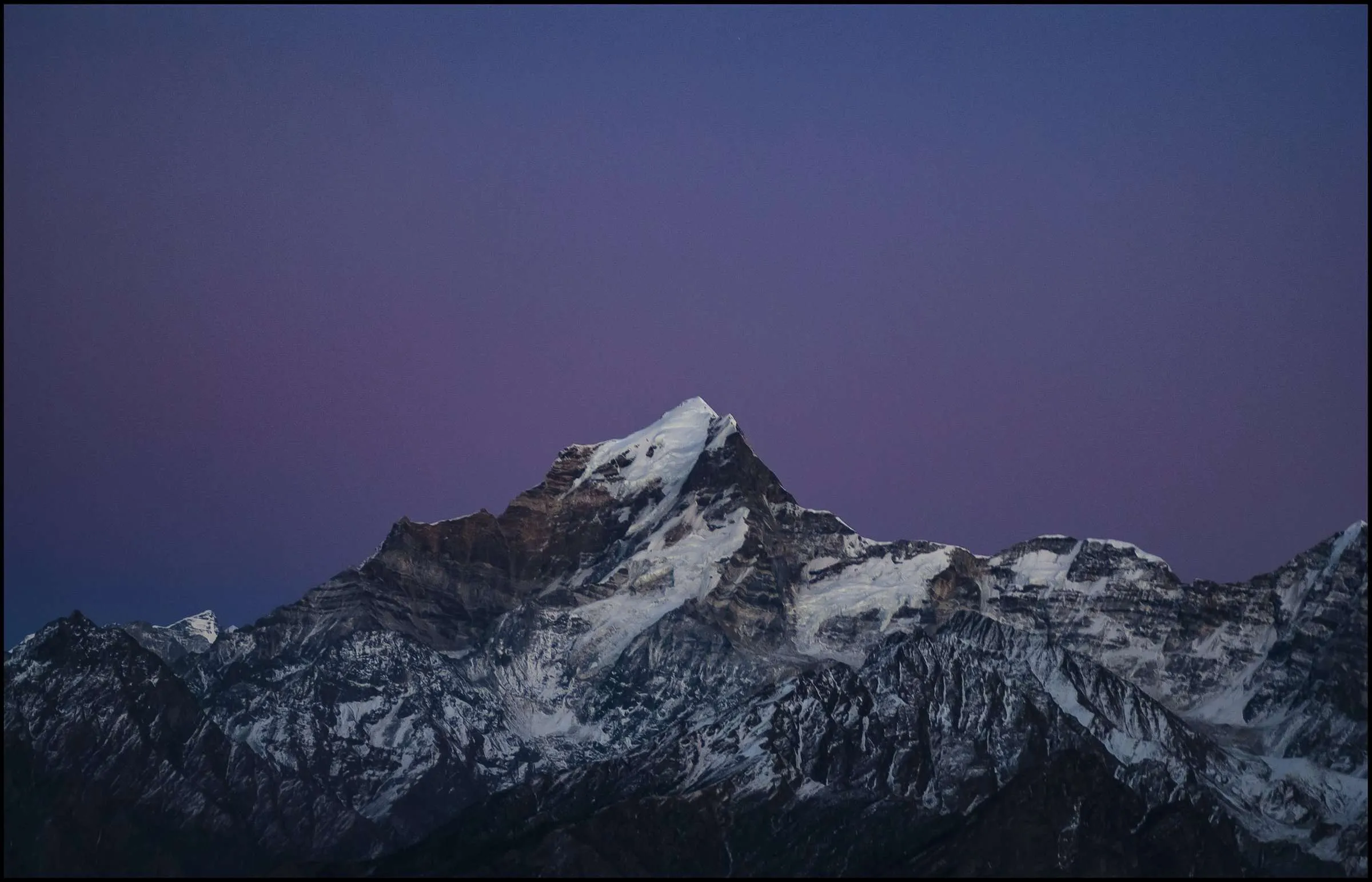 A riot of colours at Dunagiri Peak, Uttarakhand…