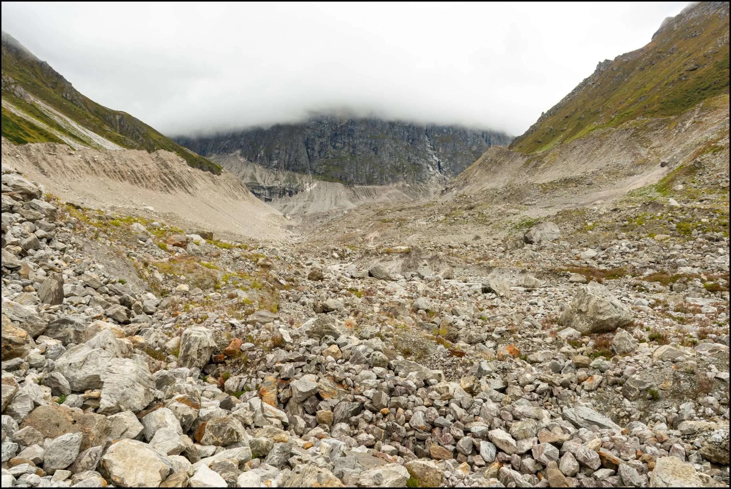 Clouds in high-altitude Himalayan valleys